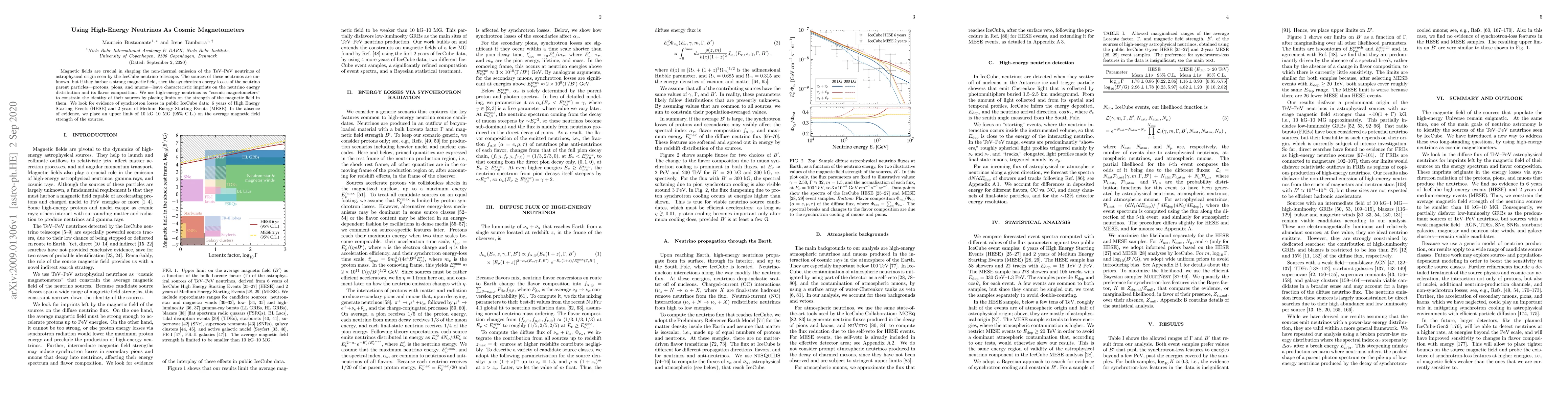 Thumbnail for Using High-Energy Neutrinos As Cosmic Magnetometers