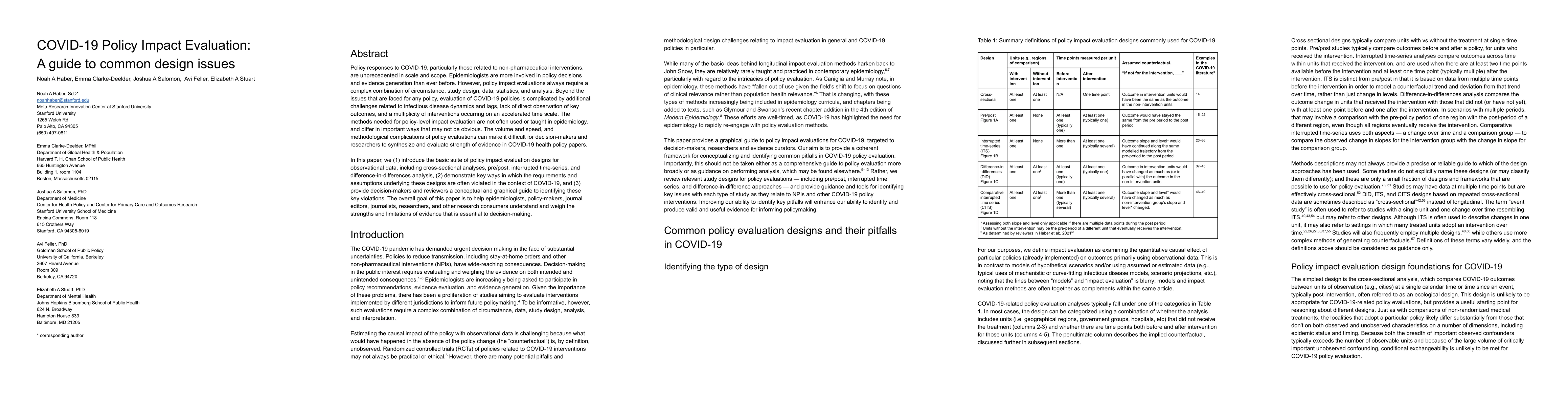 Thumbnail for COVID-19 Policy Impact Evaluation: A guide to common design issues