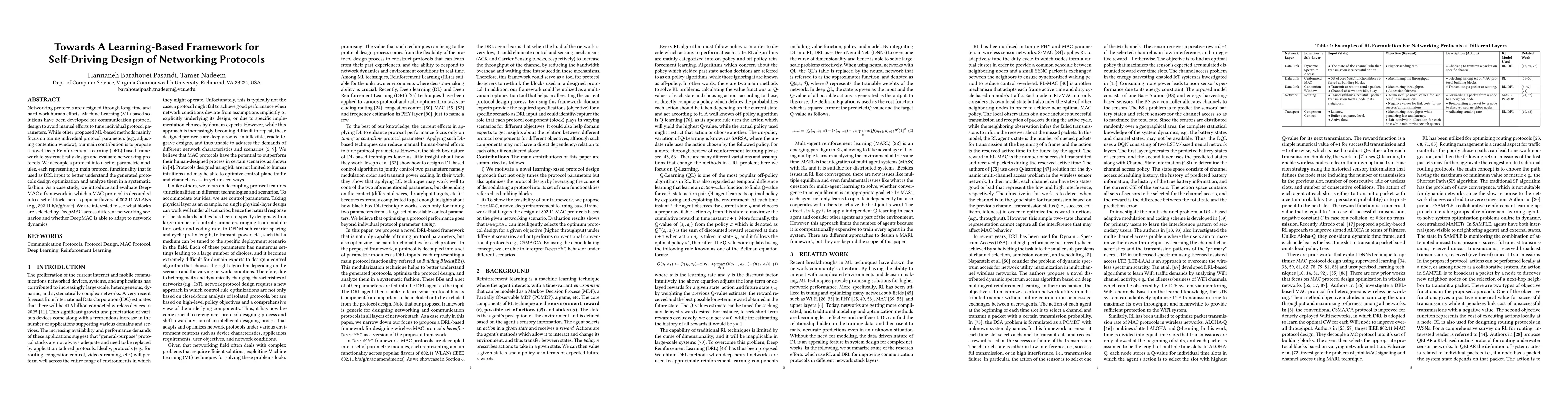 Thumbnail for Towards A Learning-Based Framework for Self-Driving Design of Networking
  Protocols