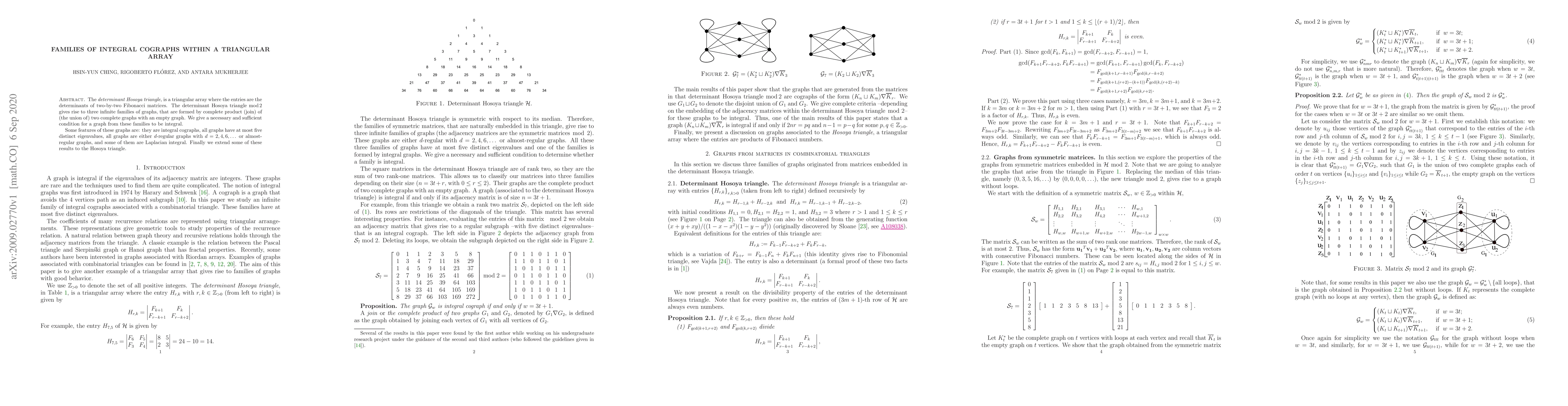 Thumbnail for Families of Integral Cographs within a Triangular Arrays