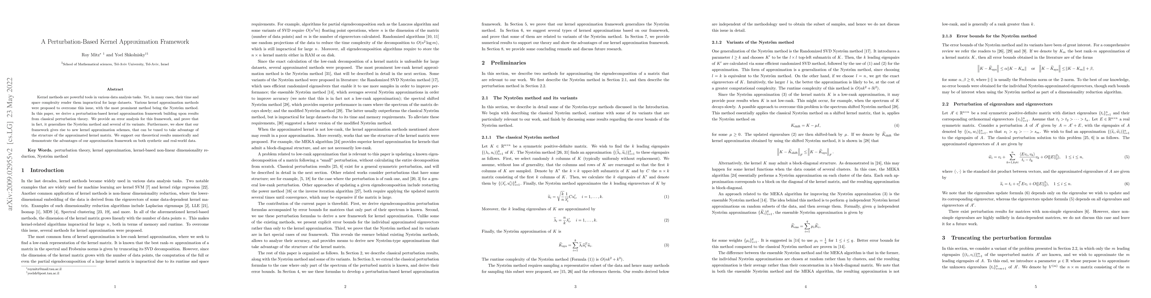 Thumbnail for A Perturbation-Based Kernel Approximation Framework