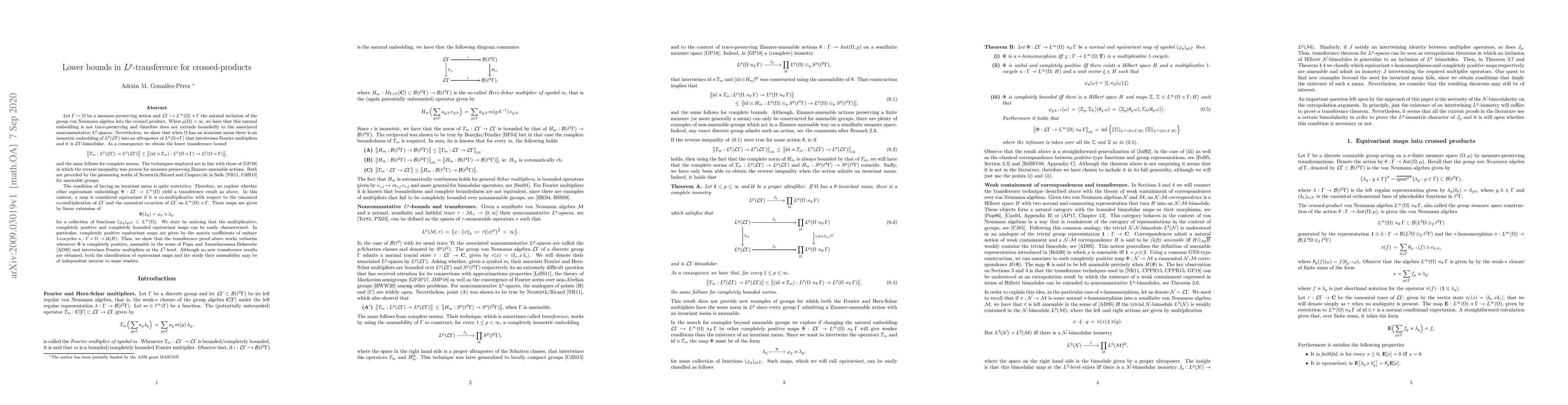 Thumbnail for Lower bounds in $L^p$-transference for crossed-products
