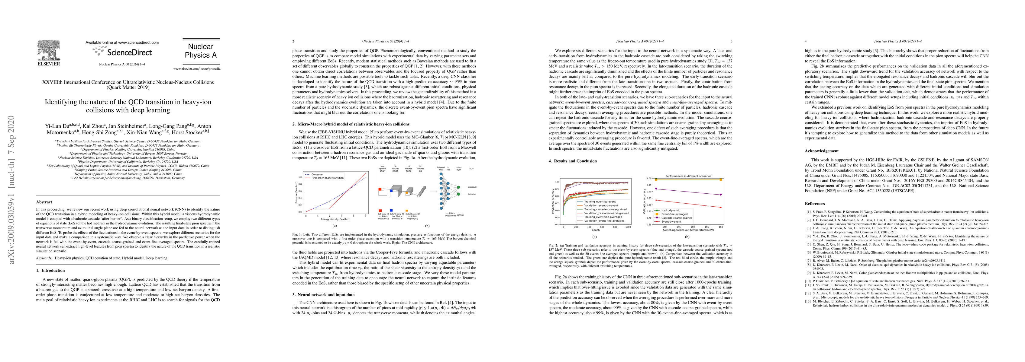 Thumbnail for Identifying the nature of the QCD transition in heavy-ion collisions
  with deep learning