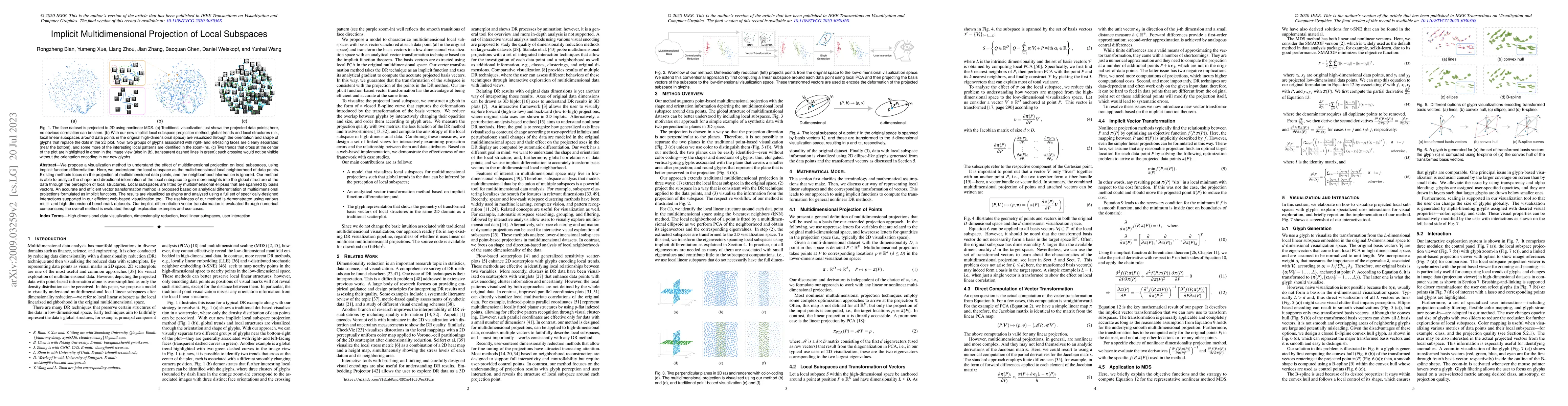 Thumbnail for Implicit Multidimensional Projection of Local Subspaces