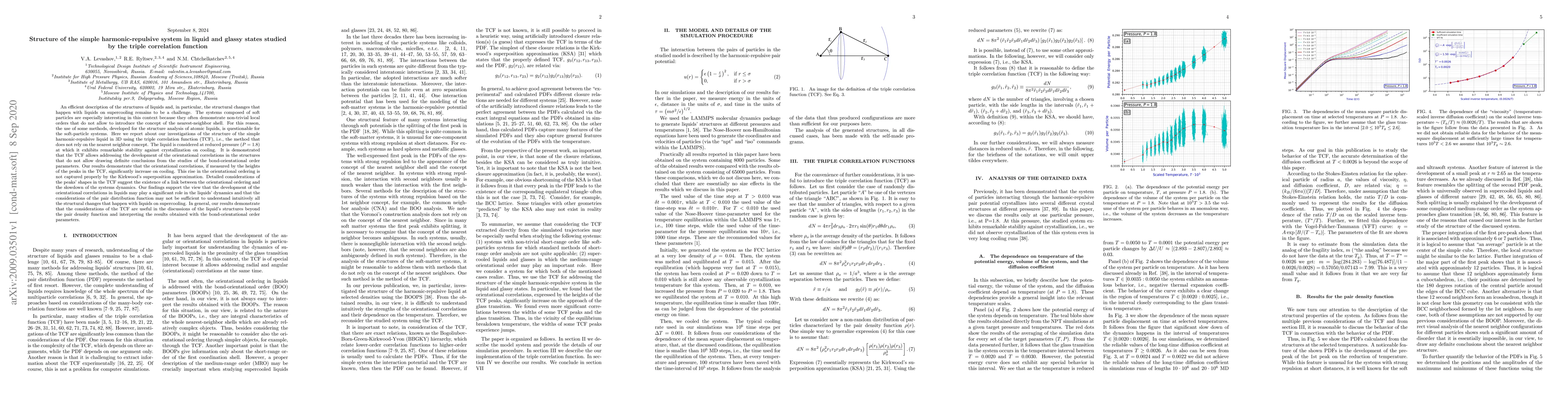 Thumbnail for Structure of the simple harmonic-repulsive system in liquid and glassy
  states studied by the triple correlation function
