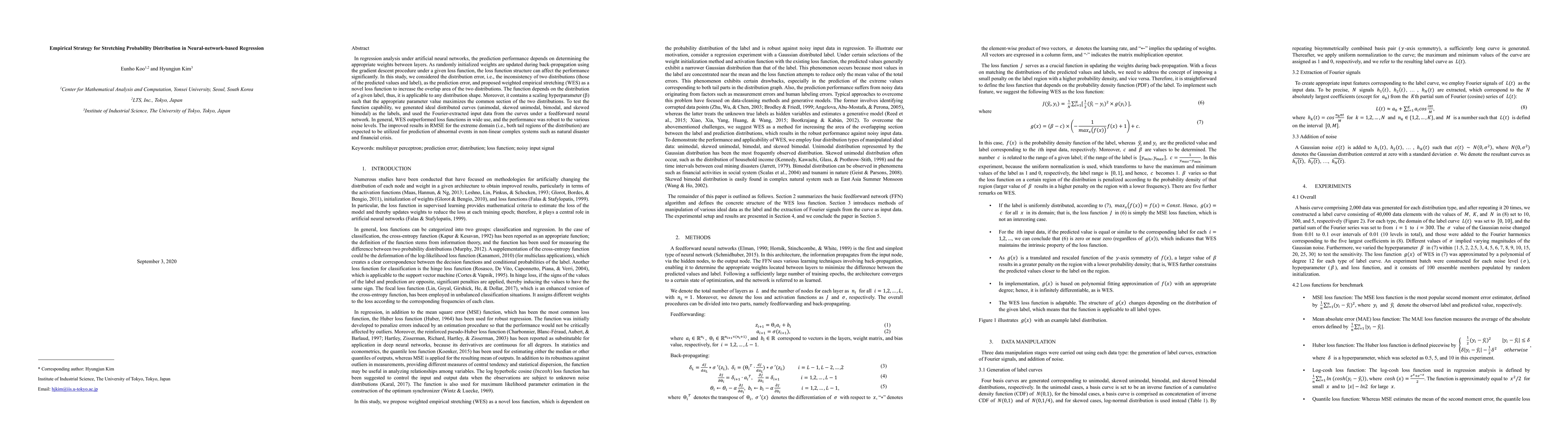 Thumbnail for Empirical Strategy for Stretching Probability Distribution in
  Neural-network-based Regression