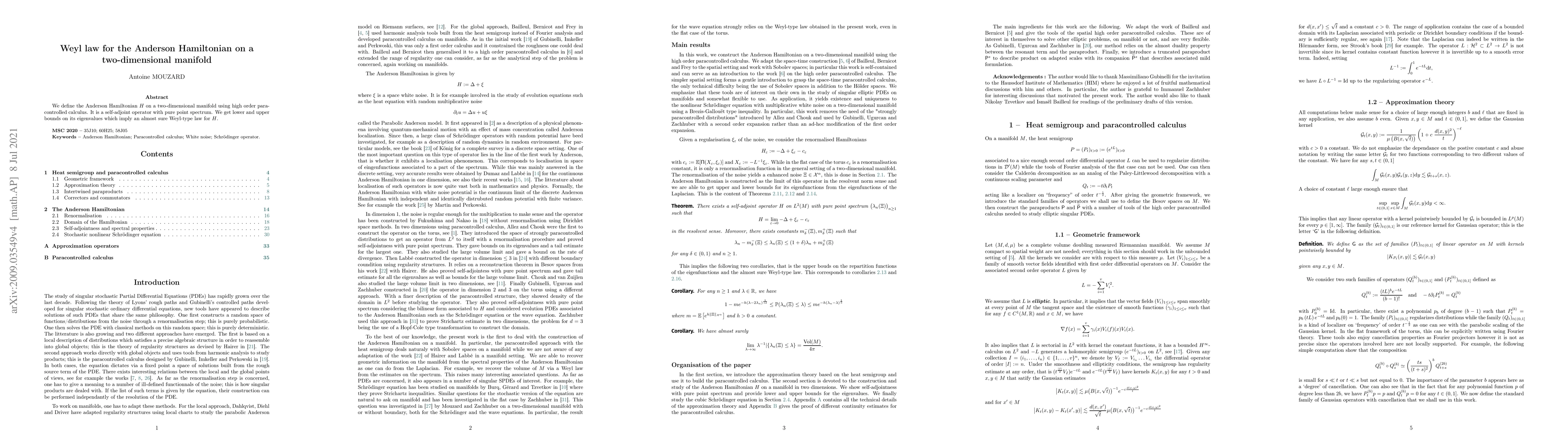 Thumbnail for Weyl law for the Anderson Hamiltonian on a two-dimensional manifold