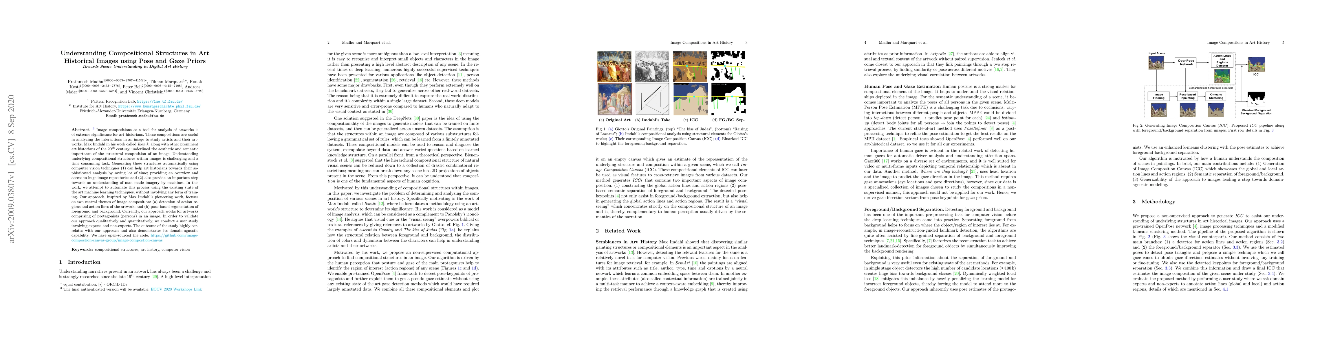 Thumbnail for Understanding Compositional Structures in Art Historical Images using
  Pose and Gaze Priors
