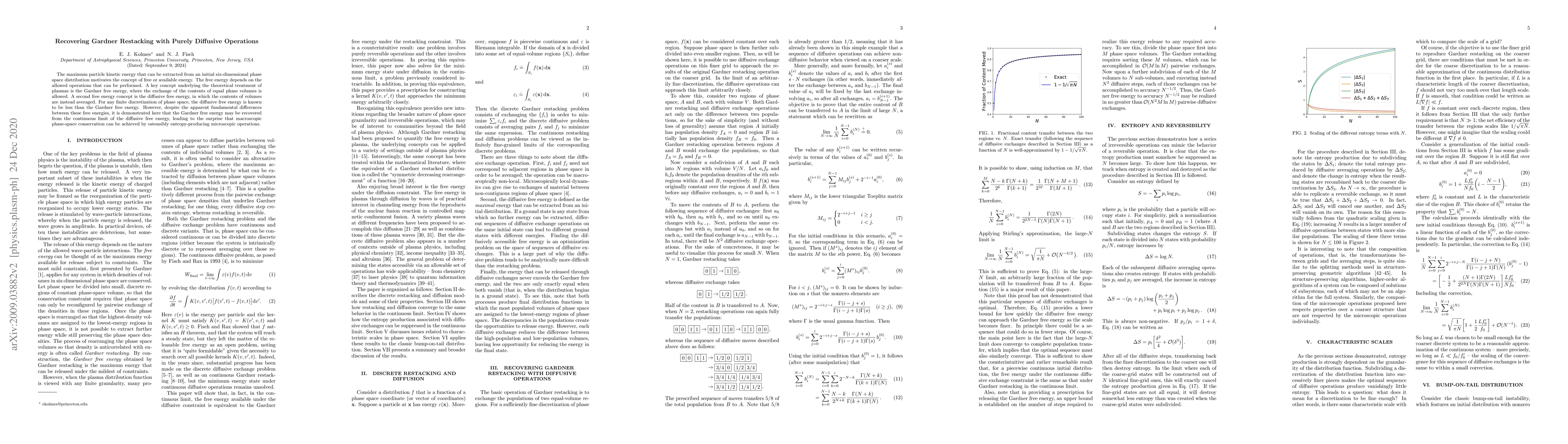 Thumbnail for Recovering Gardner Restacking with Purely Diffusive Operations