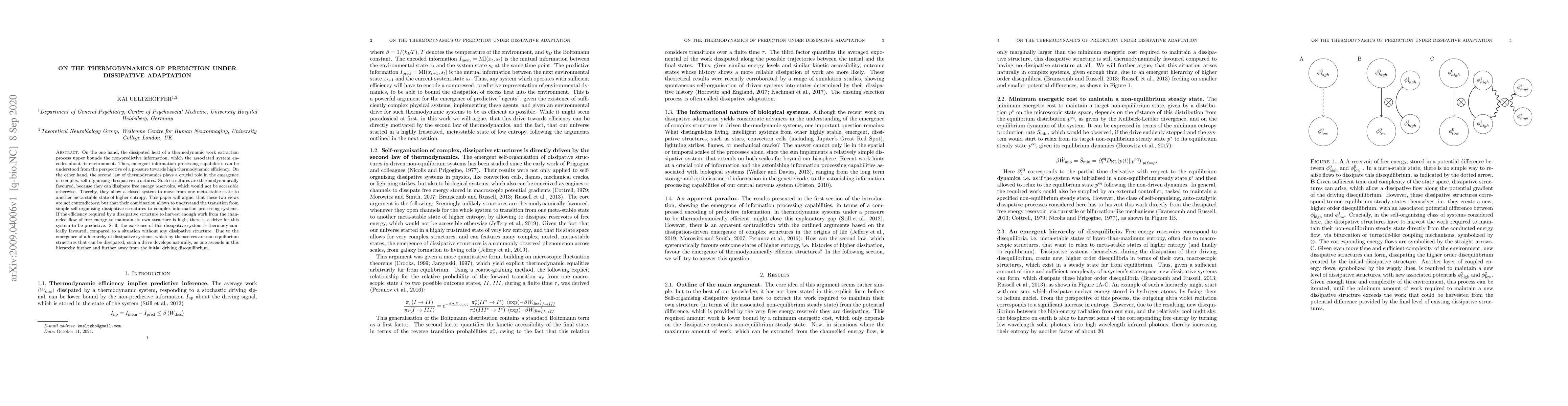 Thumbnail for On the thermodynamics of prediction under dissipative adaptation