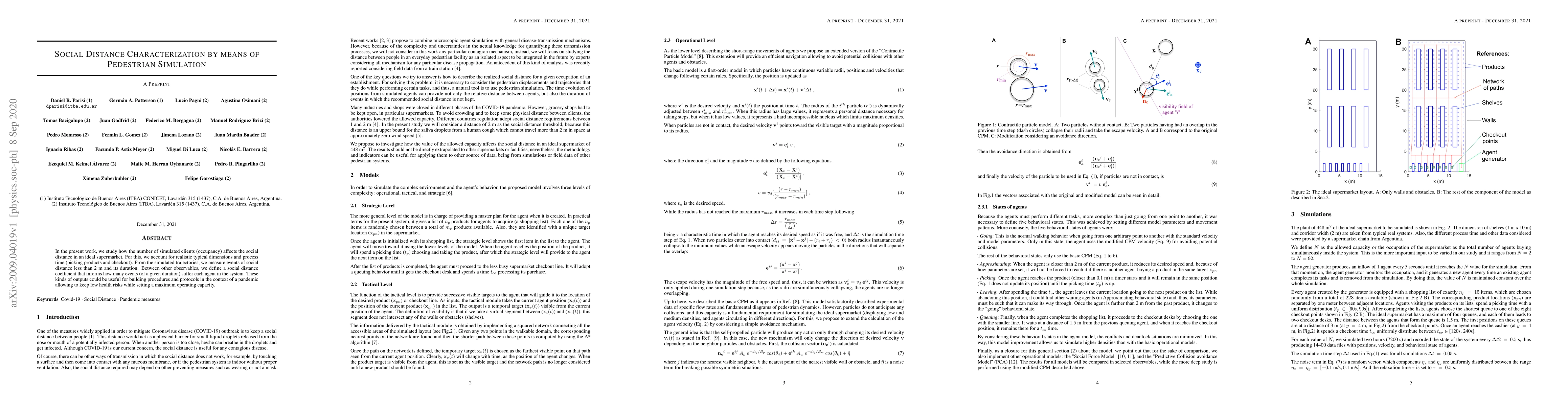 Thumbnail for Social Distance Characterization by means of Pedestrian Simulation