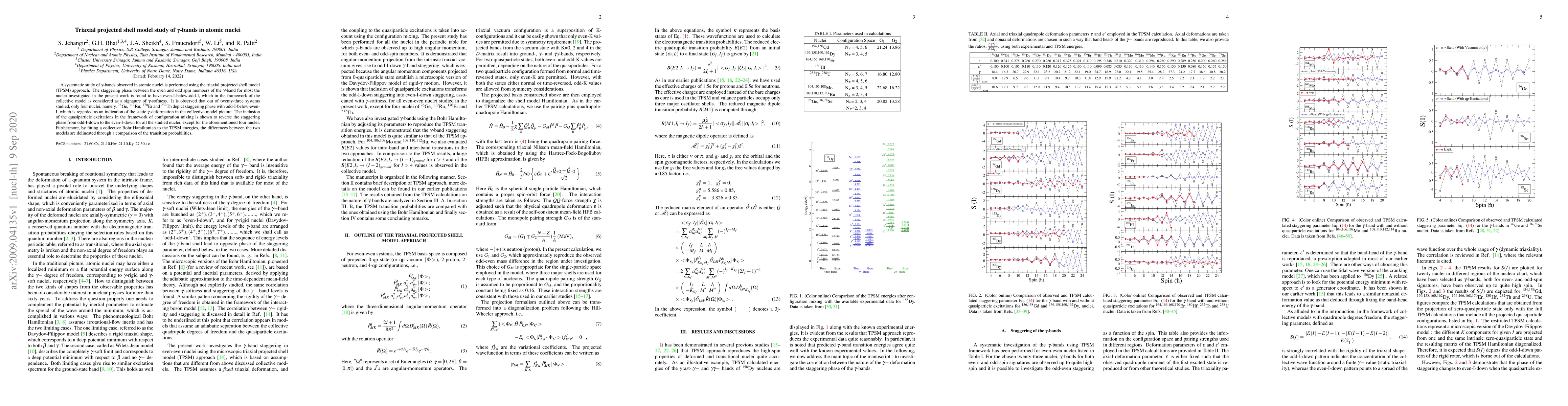Thumbnail for Triaxial projected shell model study of $\gamma$-bands in atomic nuclei