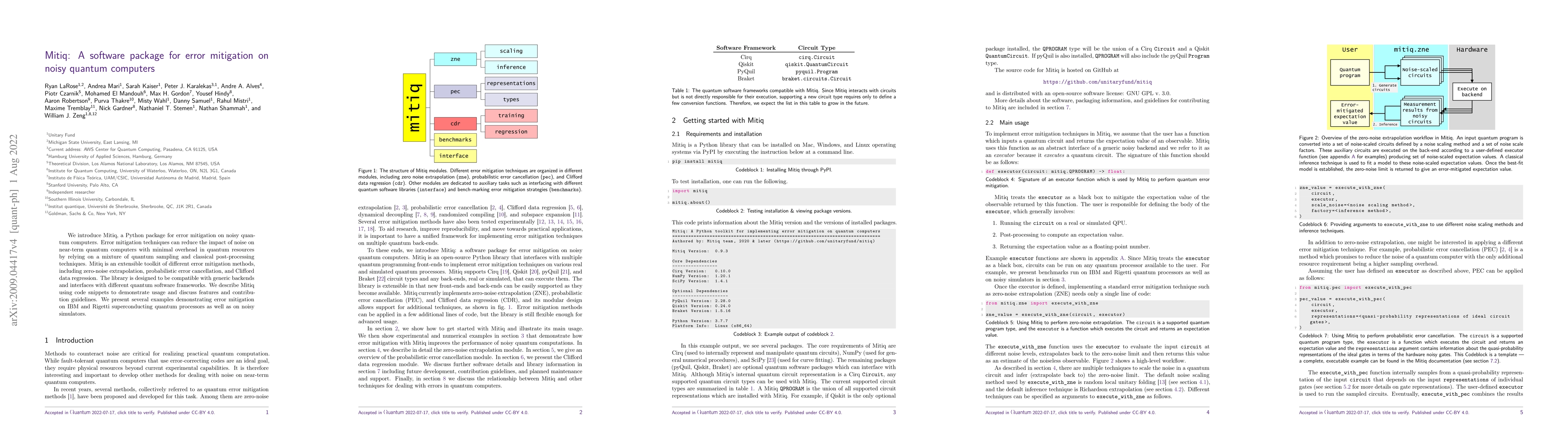 Thumbnail for Mitiq: A software package for error mitigation on noisy quantum
  computers