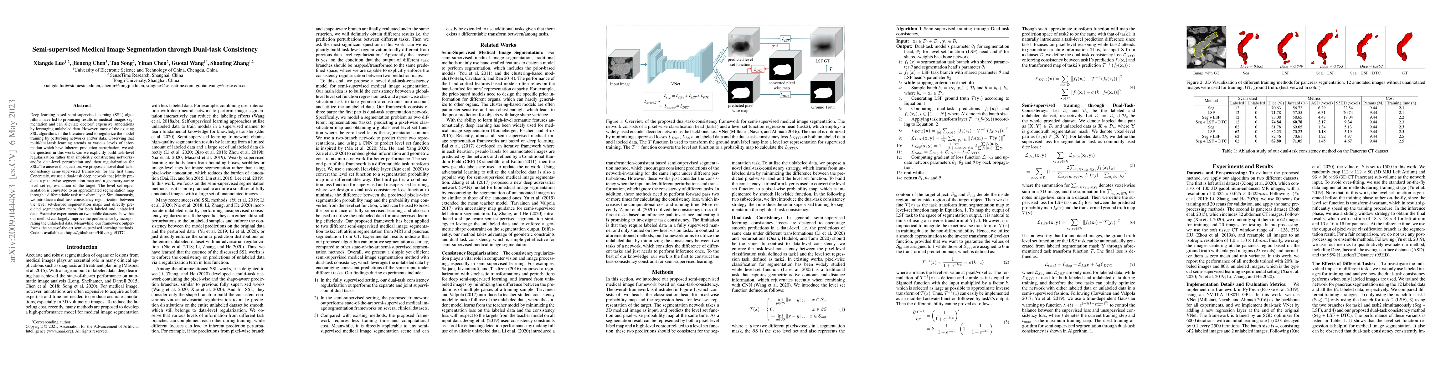 Thumbnail for Semi-supervised Medical Image Segmentation through Dual-task Consistency