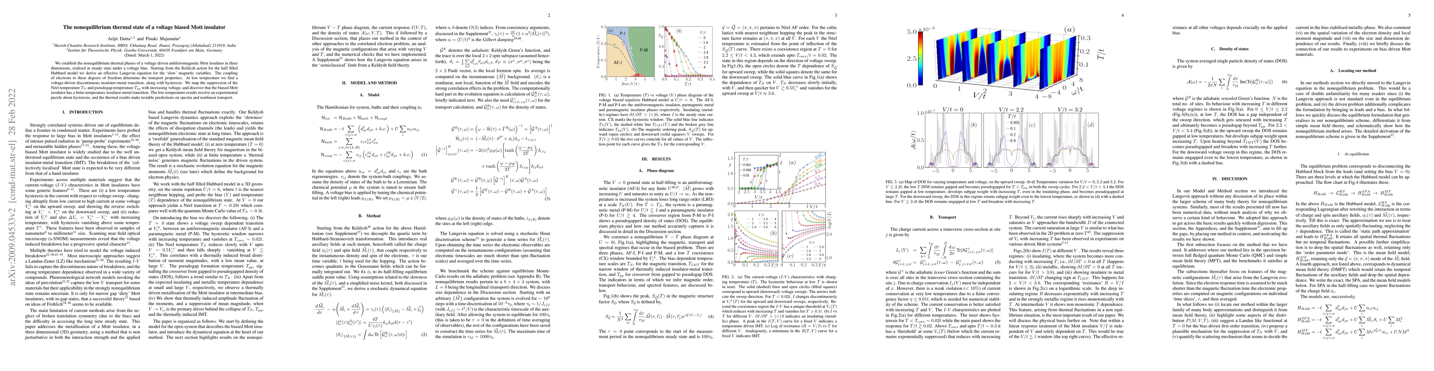 Thumbnail for Nonequilibrium thermal state of a voltage-biased Mott insulator