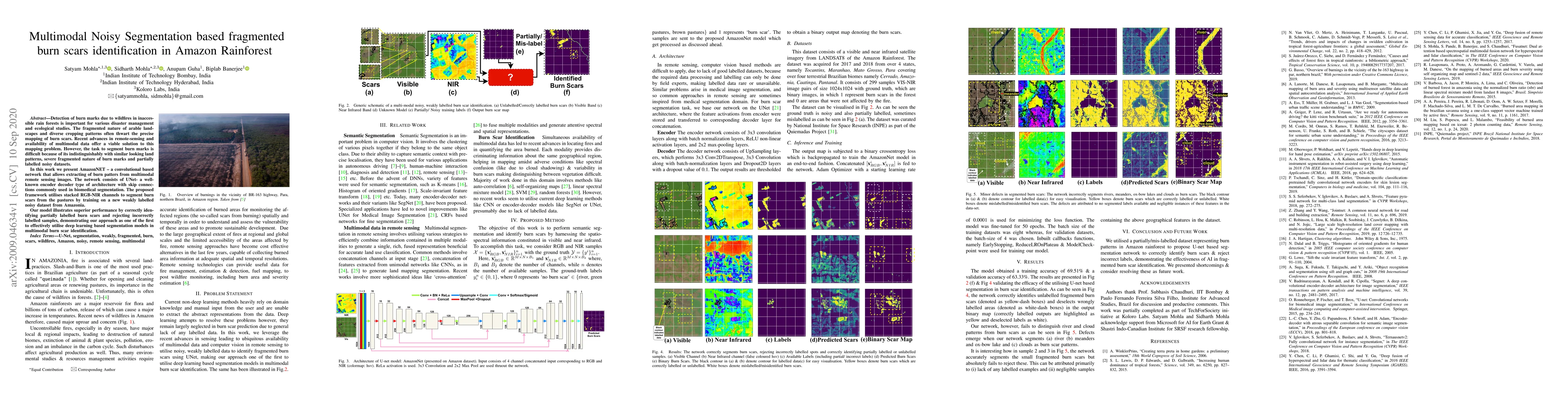 Thumbnail for Multimodal Noisy Segmentation based fragmented burn scars identification
  in Amazon Rainforest