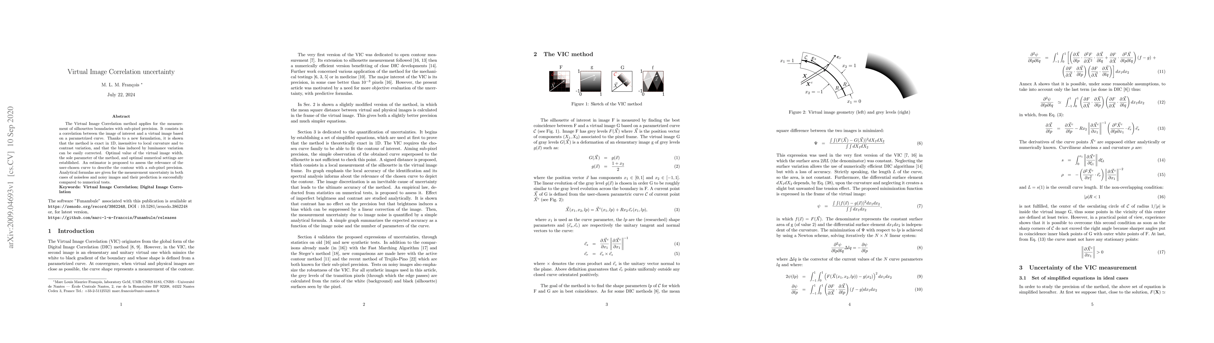 Thumbnail for Virtual Image Correlation uncertainty
