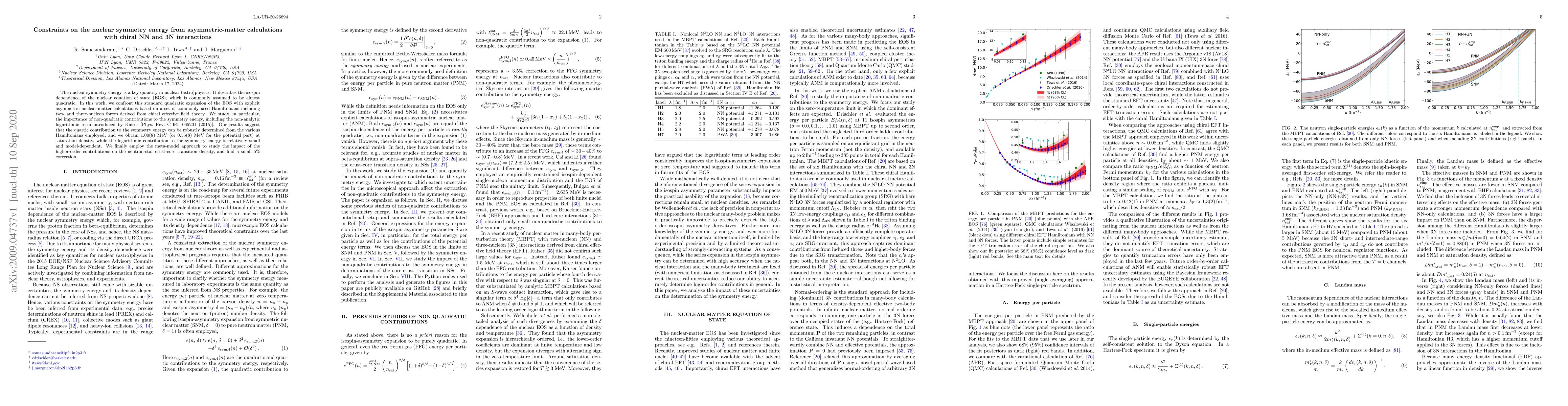 Thumbnail for Constraints on the nuclear symmetry energy from asymmetric-matter
  calculations with chiral NN and 3N interactions