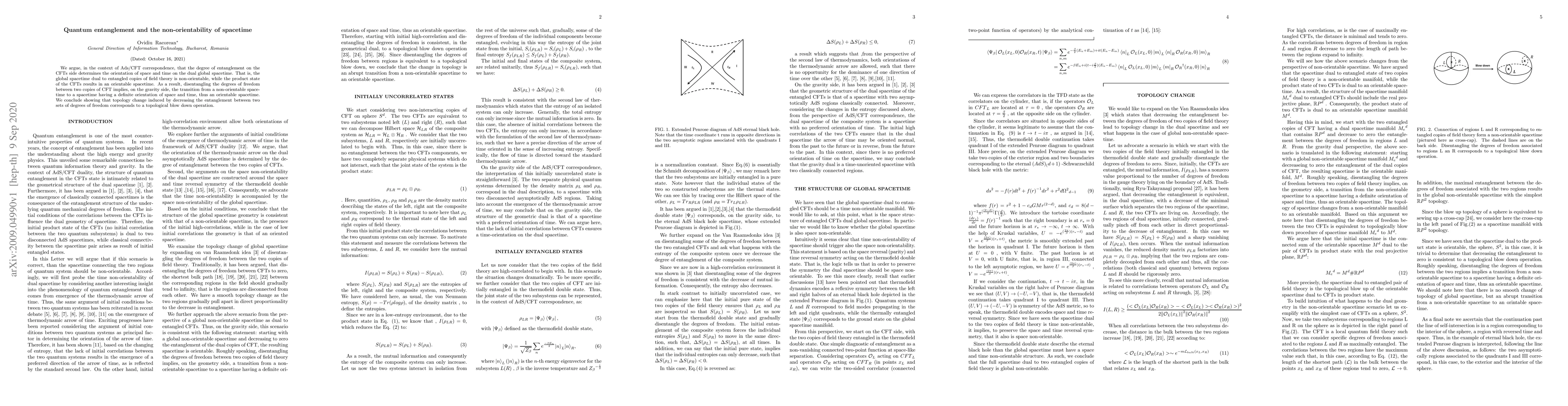 Thumbnail for Quantum entanglement and the non-orientability of spacetime
