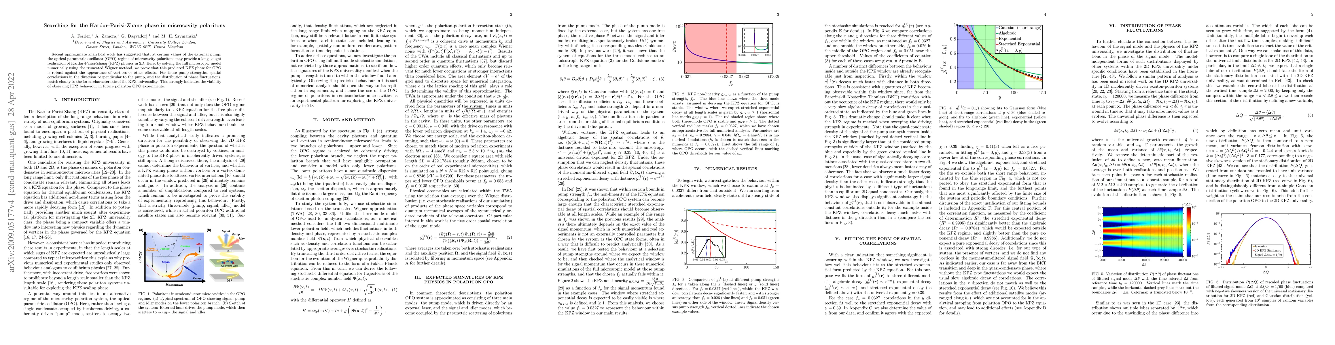 Thumbnail for Searching for the Kardar-Parisi-Zhang phase in microcavity polaritons