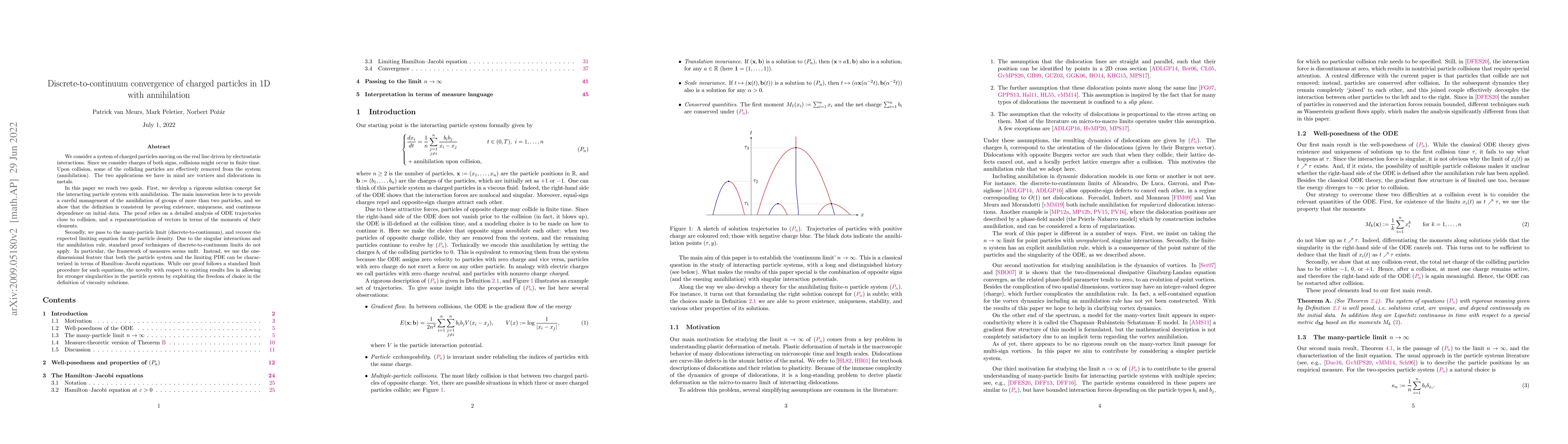 Thumbnail for Discrete-to-continuum convergence of charged particles in 1D with
  annihilation