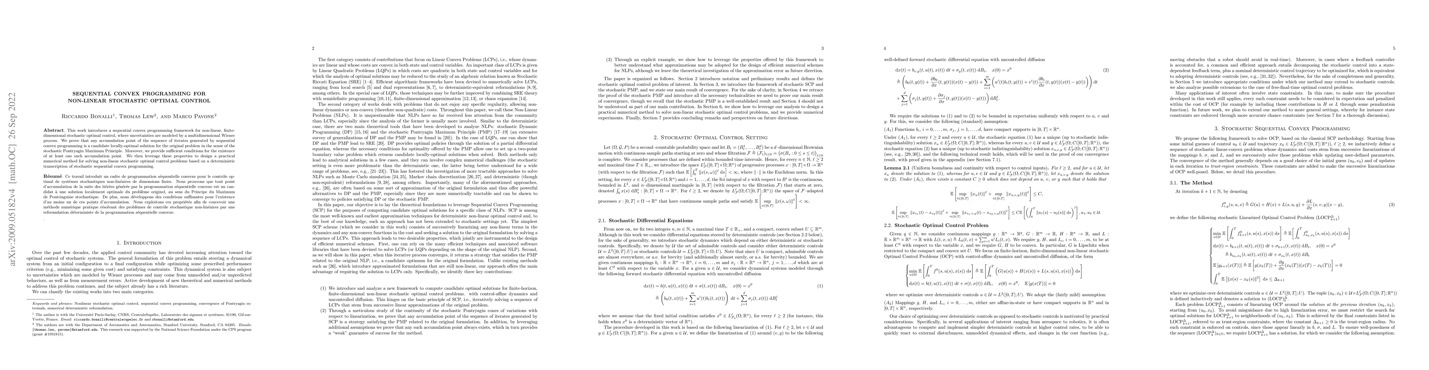 Thumbnail for Sequential Convex Programming For Non-Linear Stochastic Optimal Control