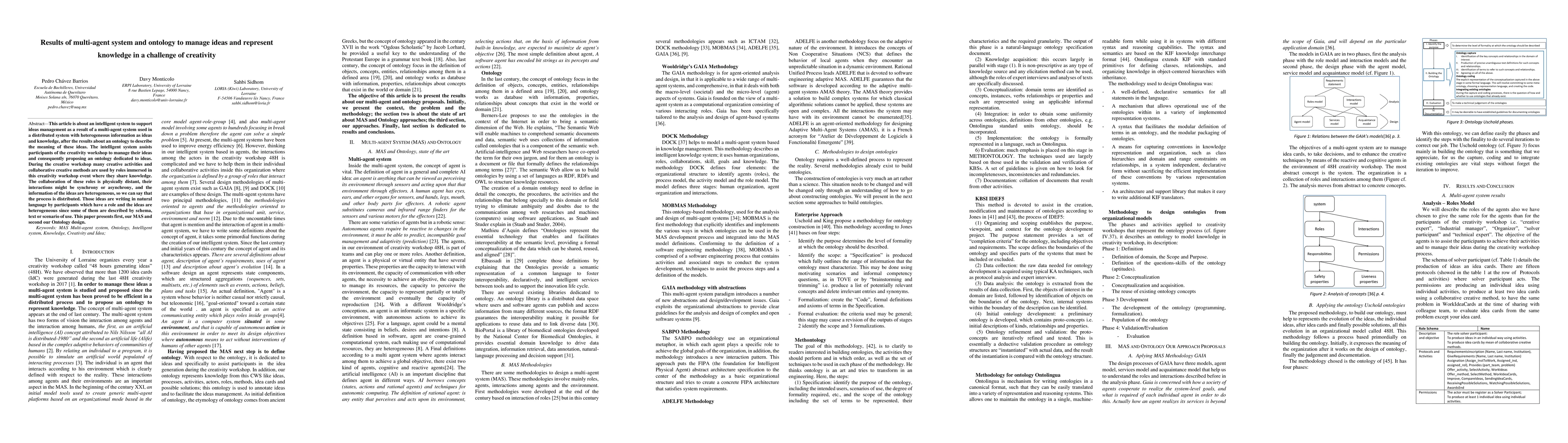 Thumbnail for Results of multi-agent system and ontology to manage ideas and represent
  knowledge in a challenge of creativity