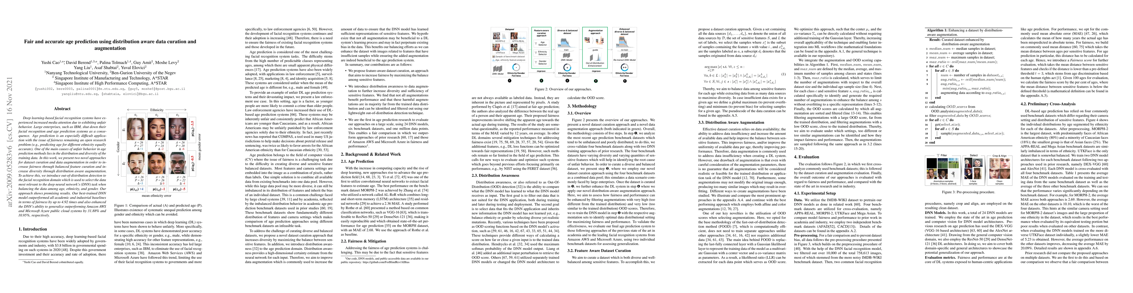 Thumbnail for Fair and accurate age prediction using distribution aware data curation
  and augmentation