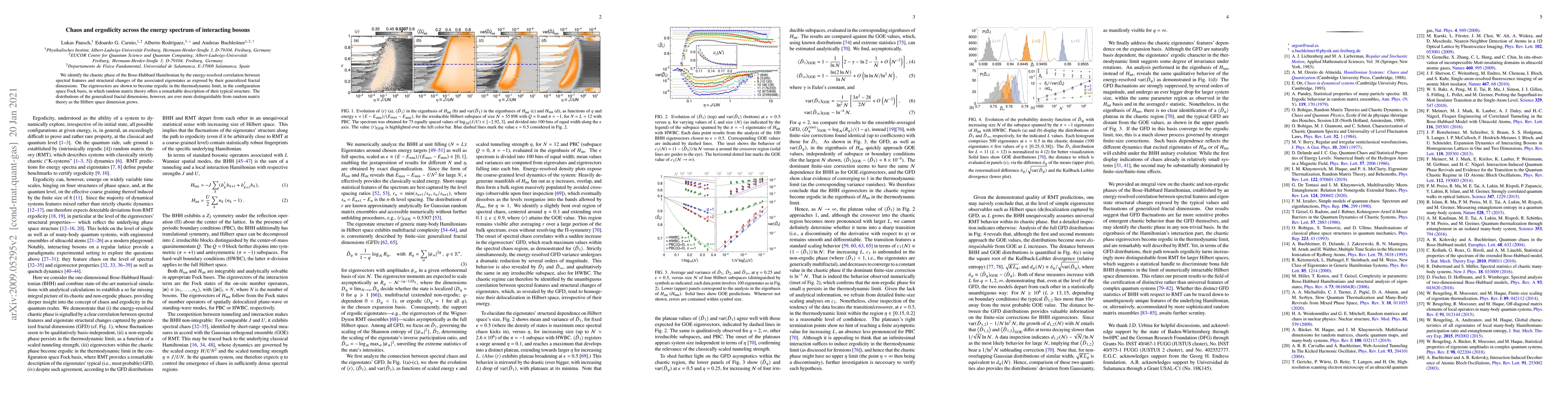 Thumbnail for Chaos and ergodicity across the energy spectrum of interacting bosons