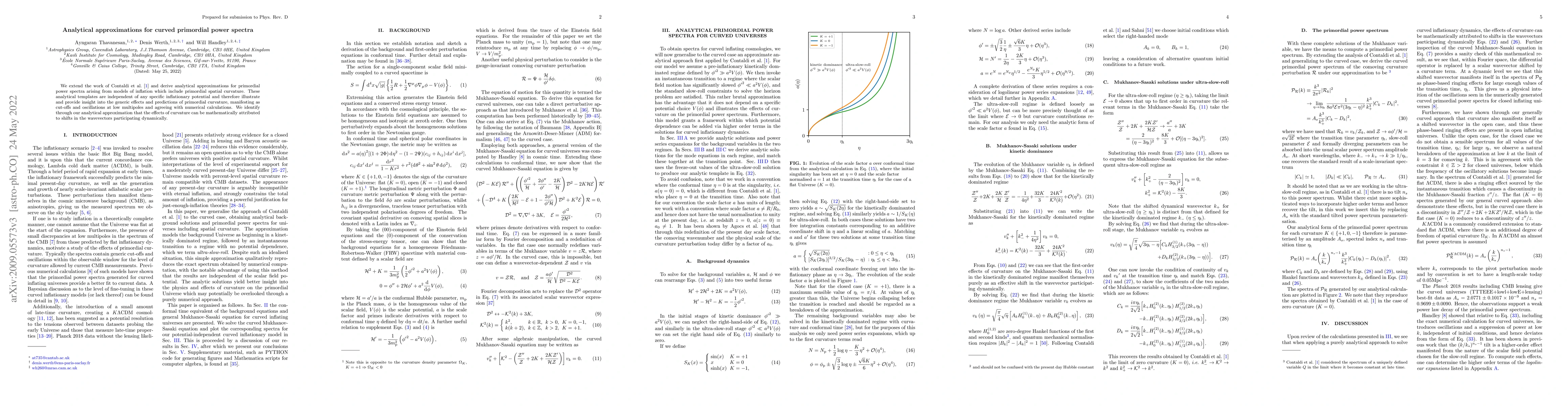 Thumbnail for Analytical approximations for curved primordial power spectra