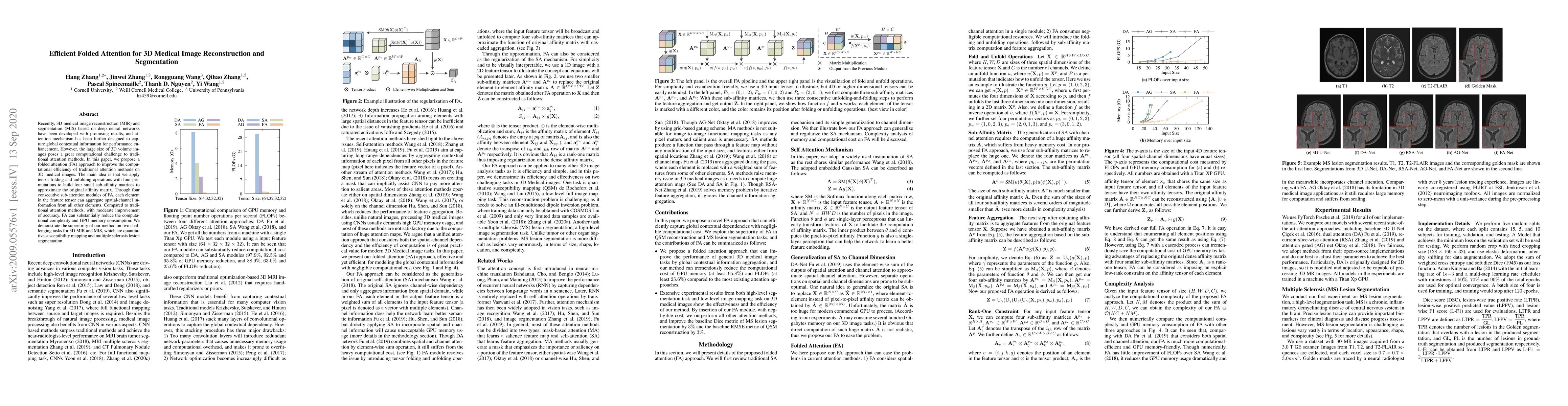 Thumbnail for Efficient Folded Attention for 3D Medical Image Reconstruction and
  Segmentation
