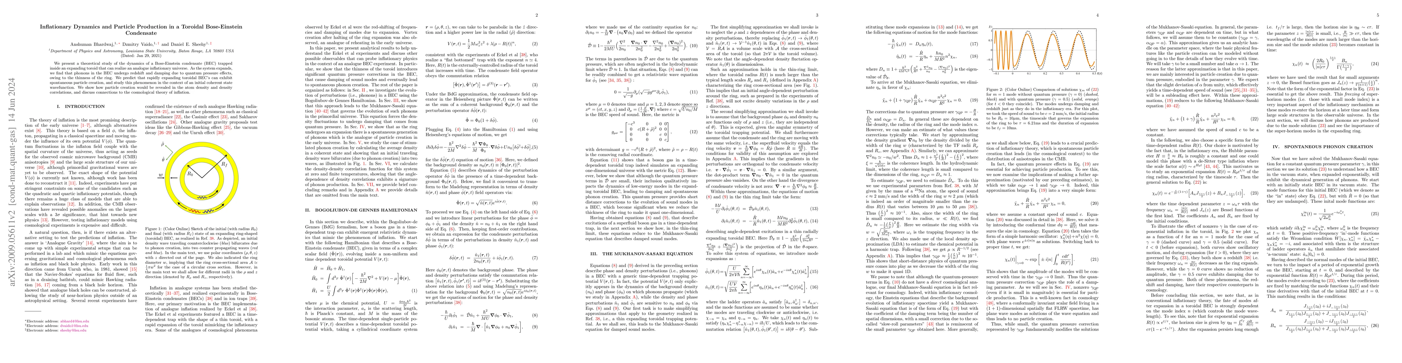 Thumbnail for Inflationary Dynamics and Particle Production in a Toroidal
  Bose-Einstein Condensate