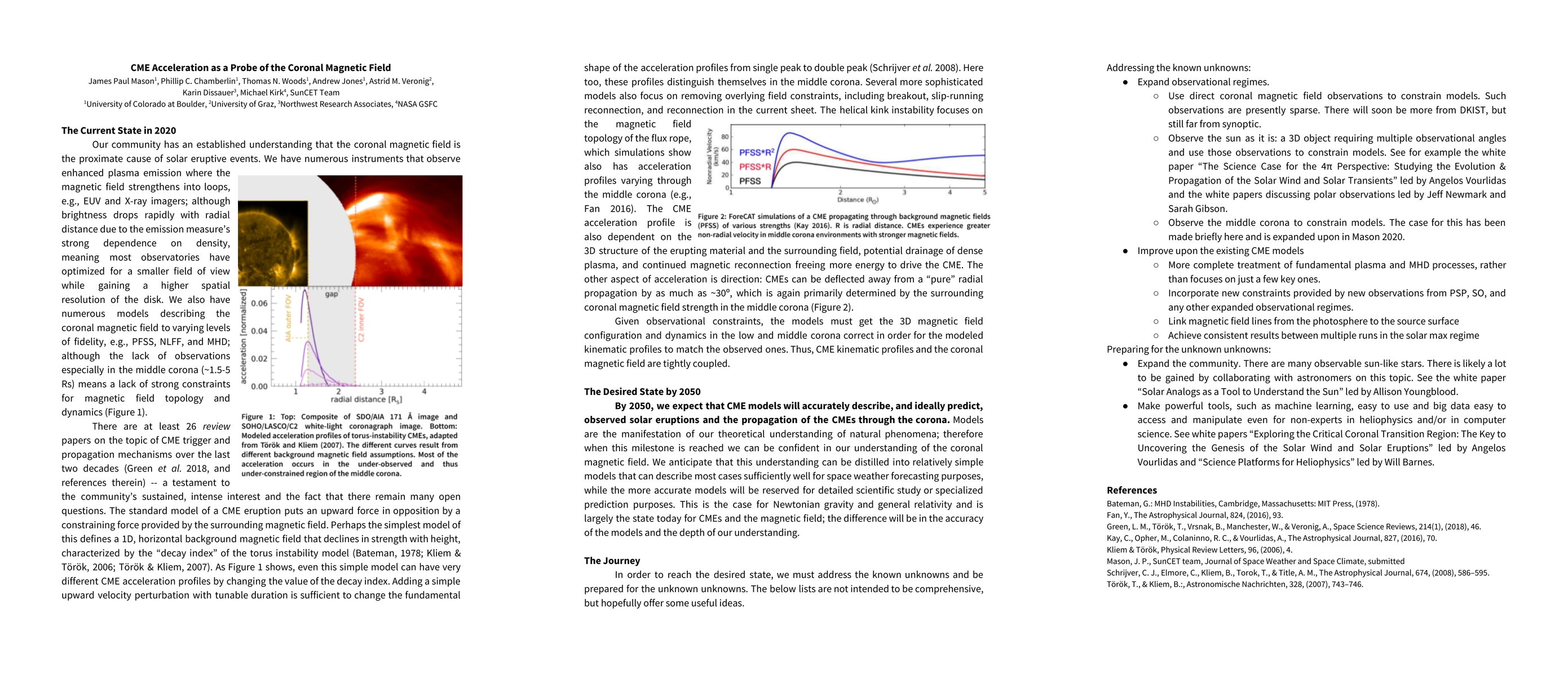 Thumbnail for CME Acceleration as a Probe of the Coronal Magnetic Field