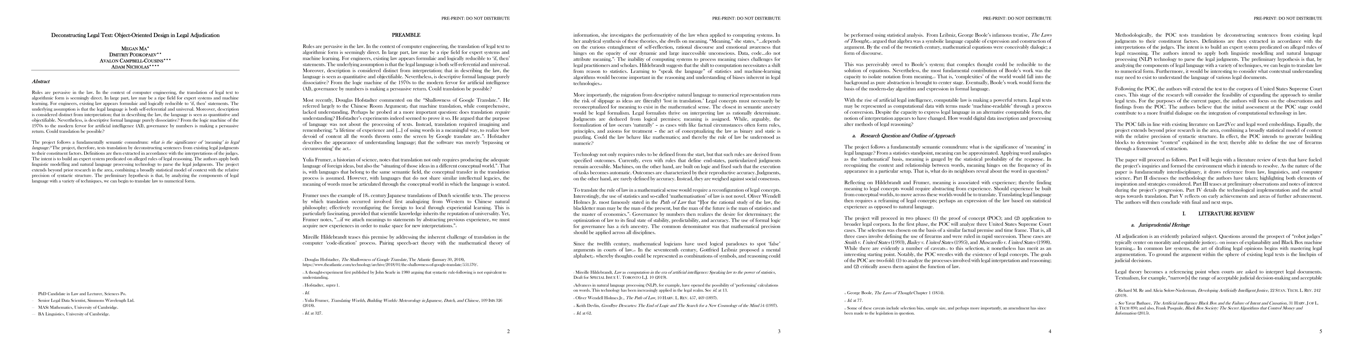 Thumbnail for Deconstructing Legal Text_Object Oriented Design in Legal Adjudication