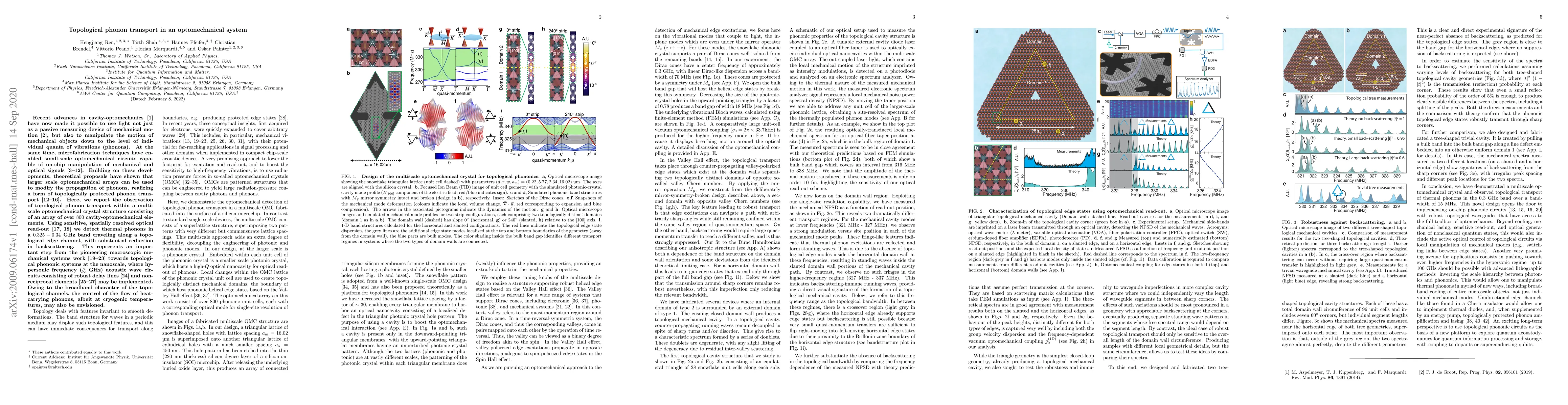 Thumbnail for Topological phonon transport in an optomechanical system