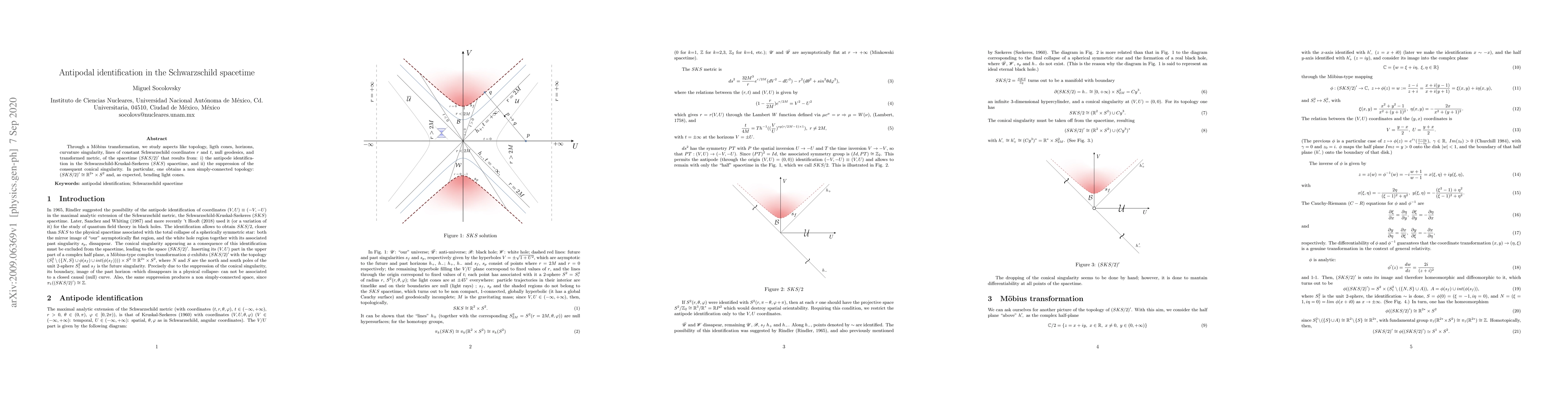 Thumbnail for Antipodal identification in the Schwarschild spacetime
