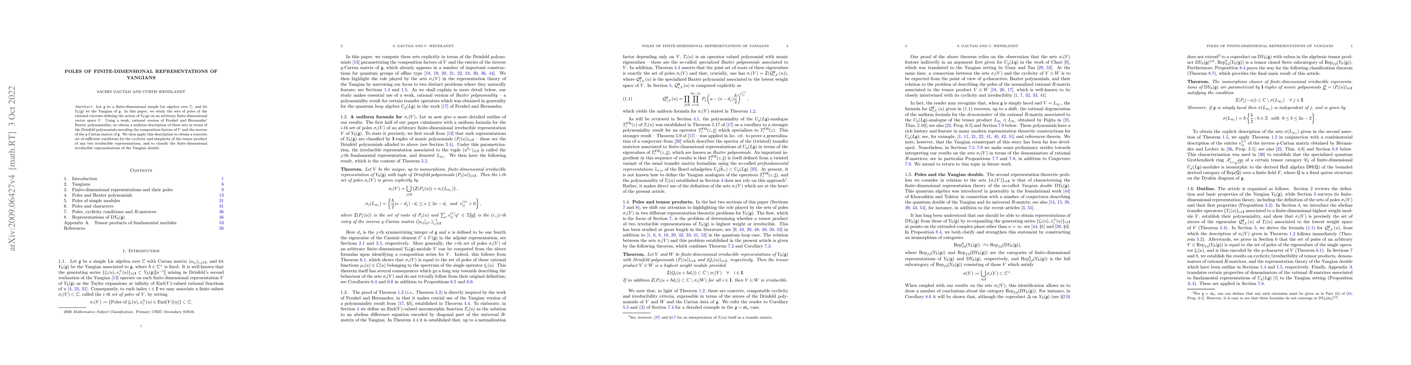 Thumbnail for Poles of finite-dimensional representations of Yangians