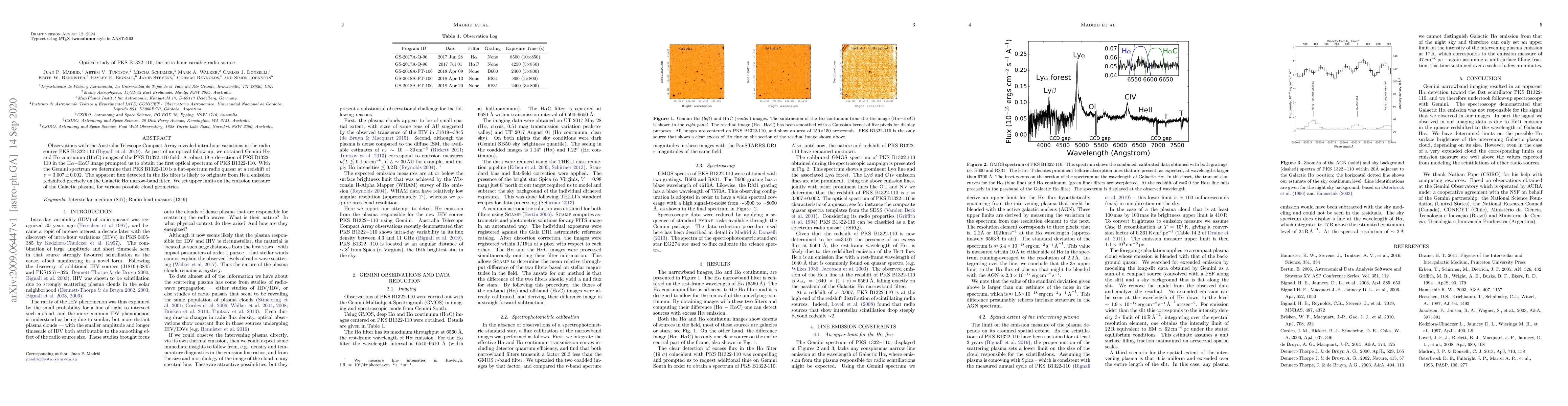 Thumbnail for Optical study of PKS B1322-110, the intra-hour variable radio source