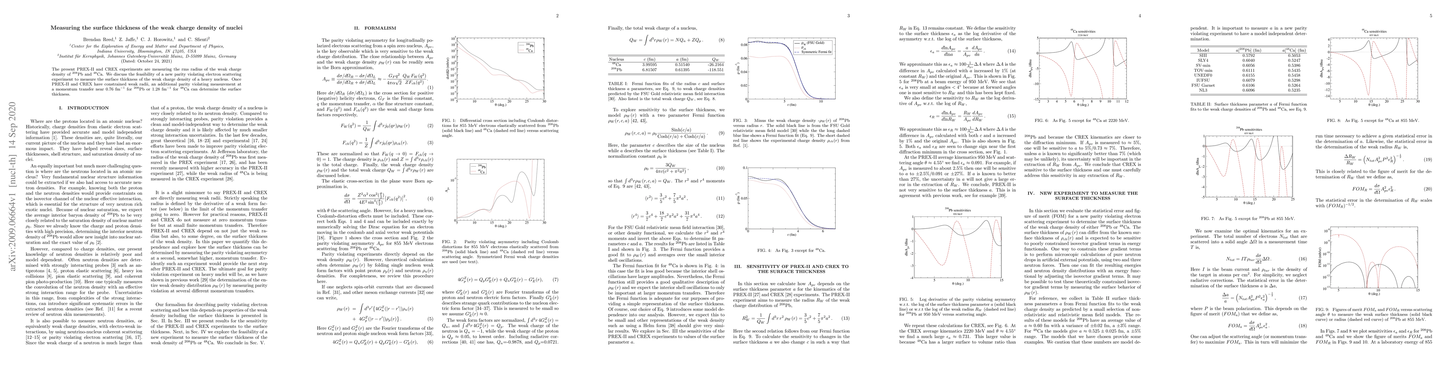 Thumbnail for Measuring the surface thickness of the weak charge density of nuclei