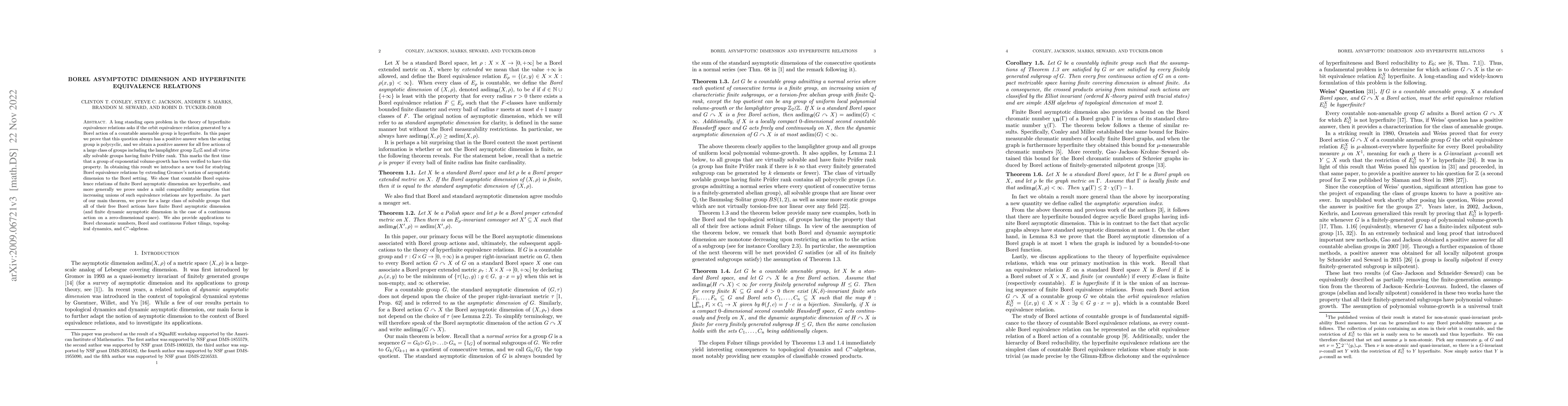 Thumbnail for Borel asymptotic dimension and hyperfinite equivalence relations