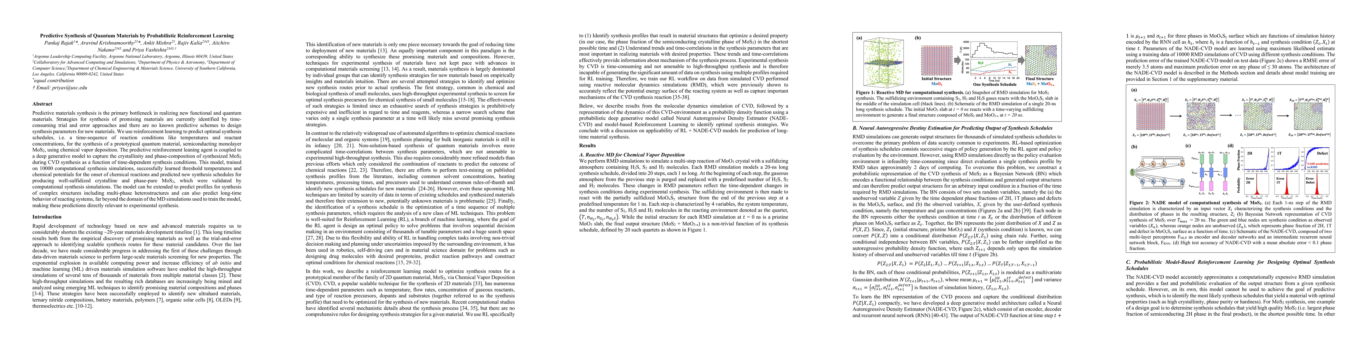 Thumbnail for Predictive Synthesis of Quantum Materials by Probabilistic Reinforcement
  Learning