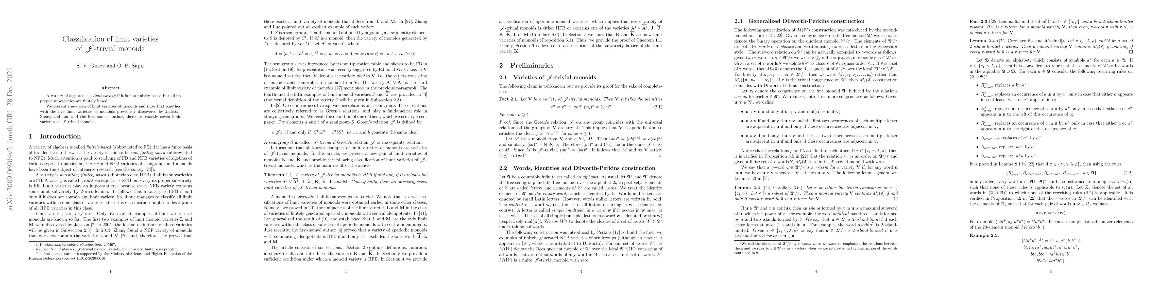 Thumbnail for Classification of limit varieties of J-trivial monoids