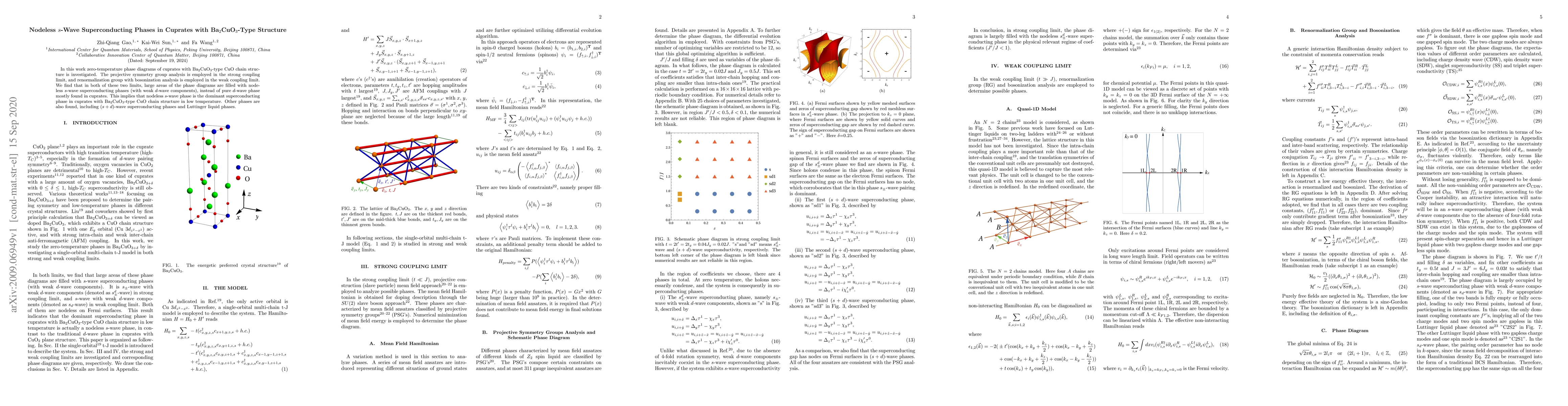 Thumbnail for Nodeless $s$-Wave Superconducting Phases in Cuprates with
  Ba$_2$CuO$_3$-Type Structure