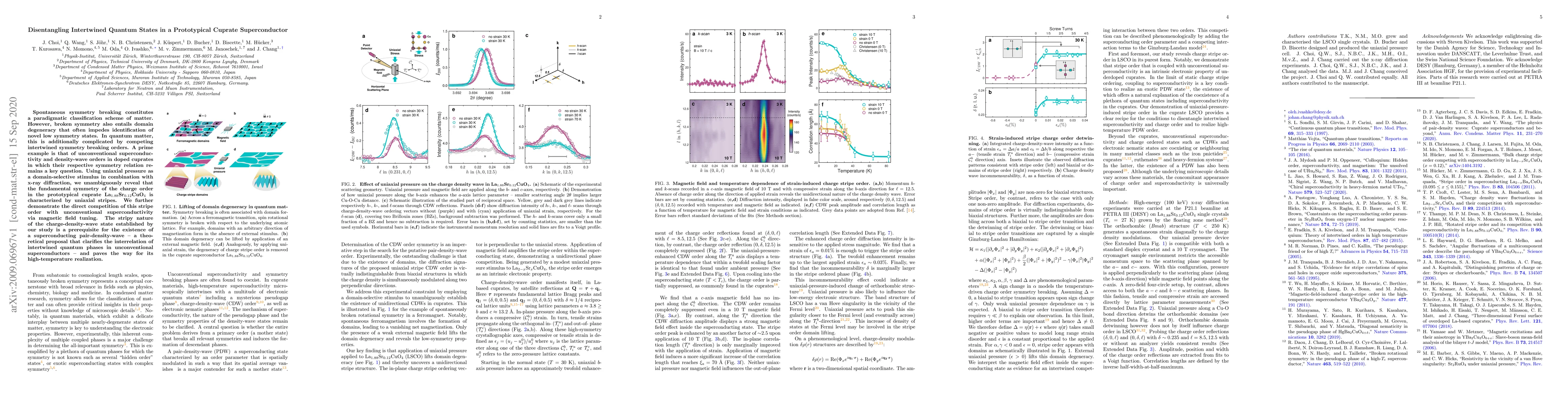 Thumbnail for Disentangling Intertwined Quantum States in a Prototypical Cuprate
  Superconductor