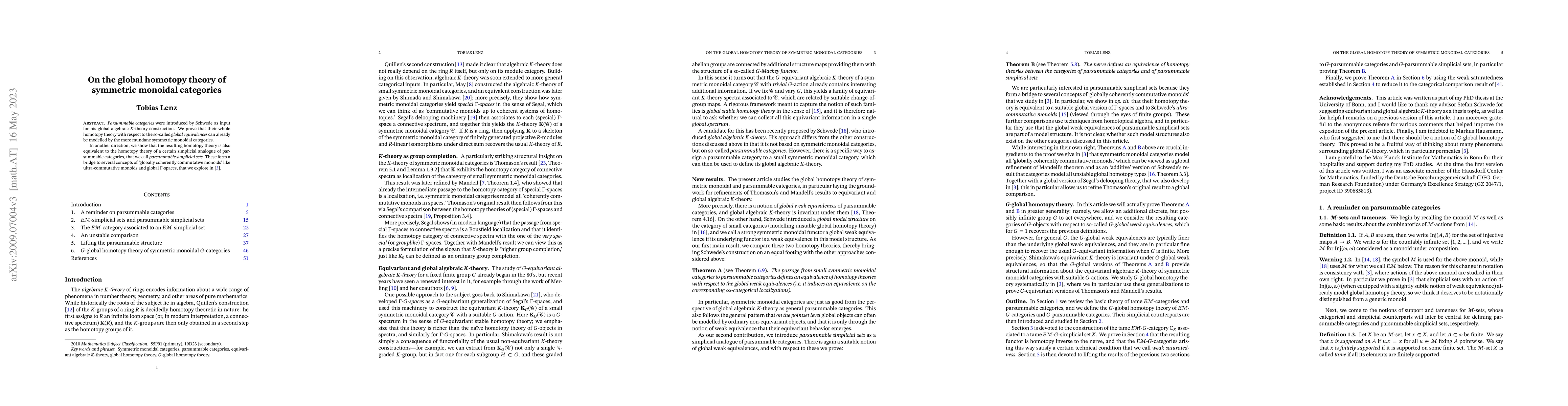 Thumbnail for On the global homotopy theory of symmetric monoidal categories