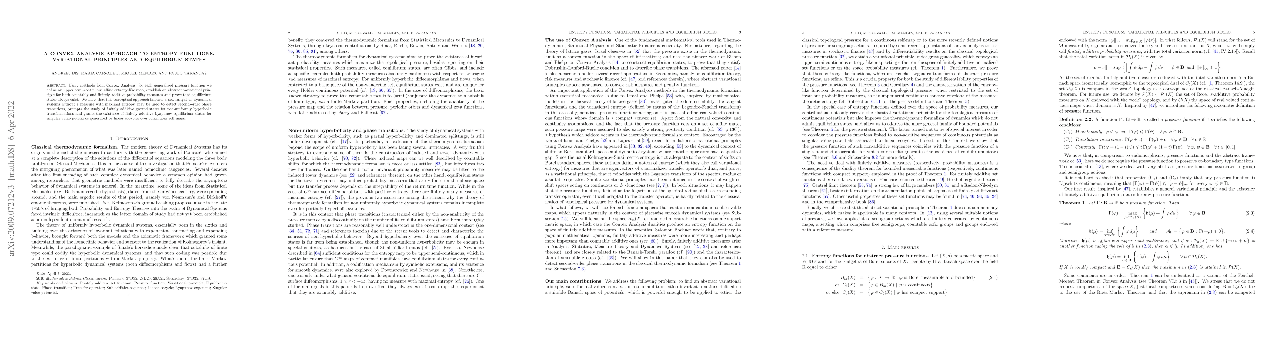 Thumbnail for A convex analysis approach to entropy functions, variational principles
  and equilibrium states