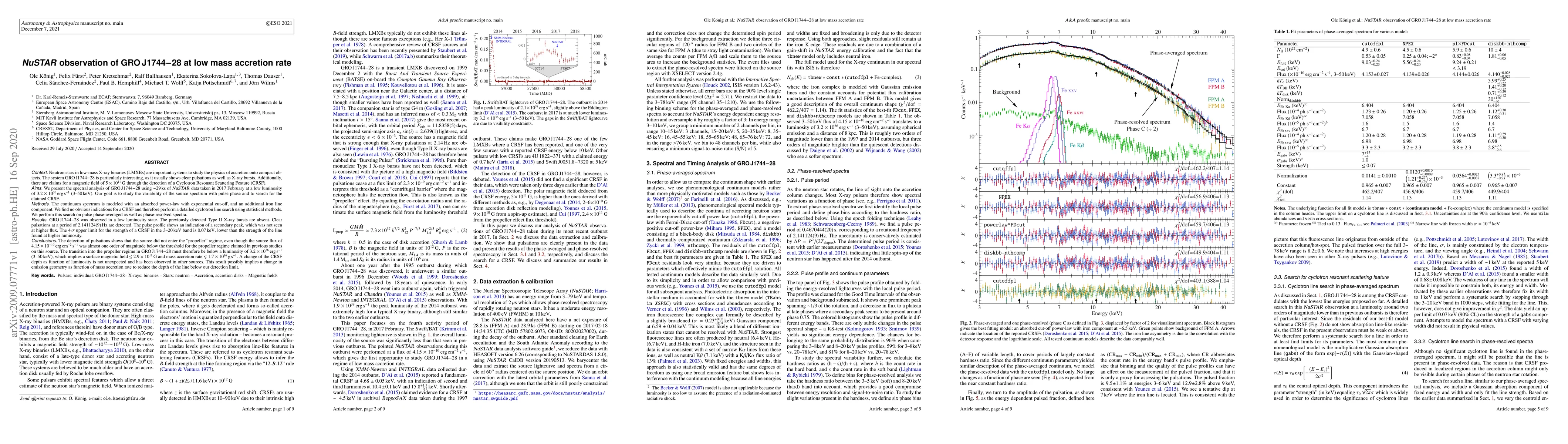 Thumbnail for NuSTAR observation of GRO J1744-28 at low mass accretion rate