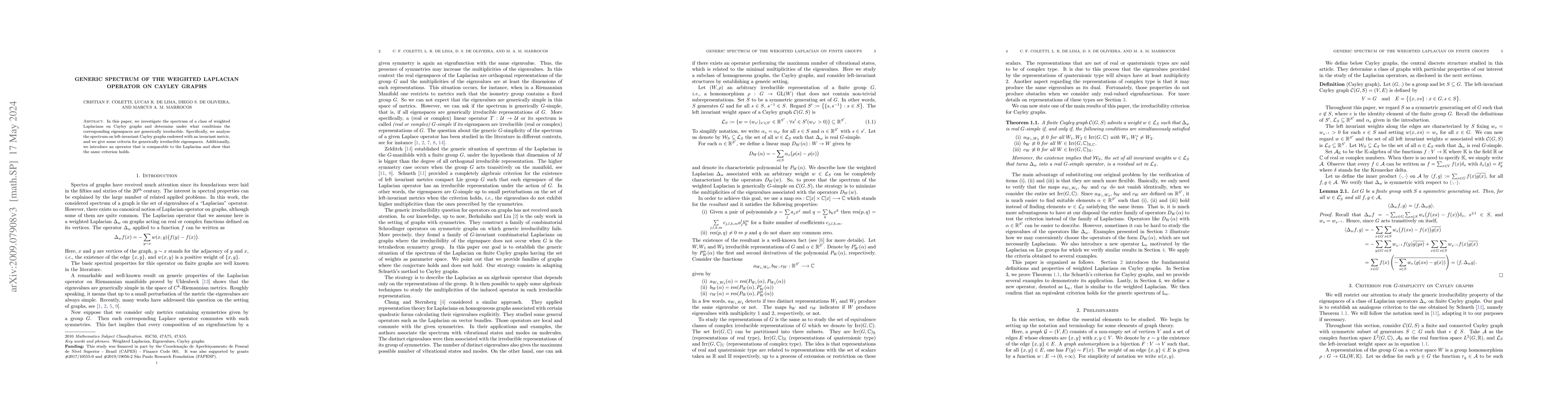 Thumbnail for Generic spectrum of the weighted Laplacian operator on Cayley graphs