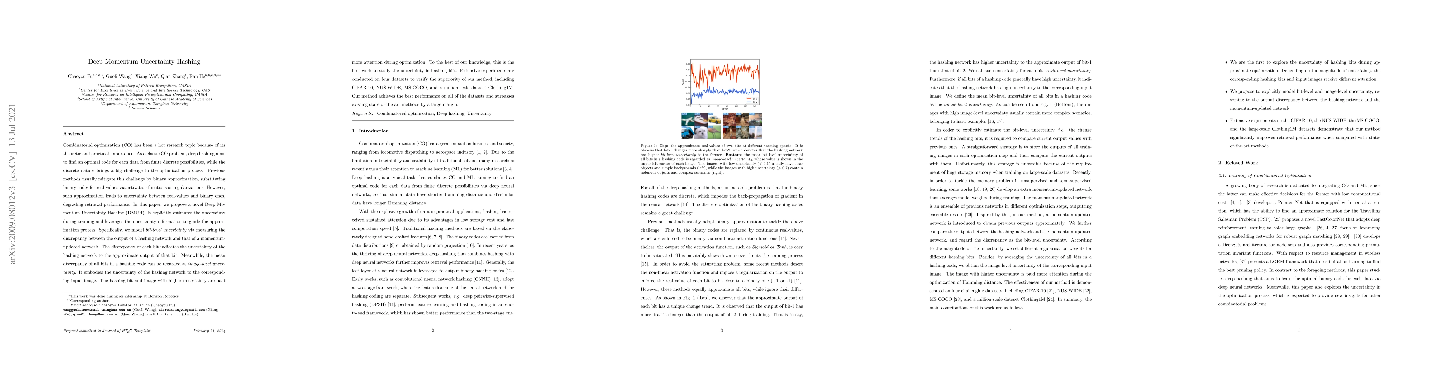 Thumbnail for Deep Momentum Uncertainty Hashing