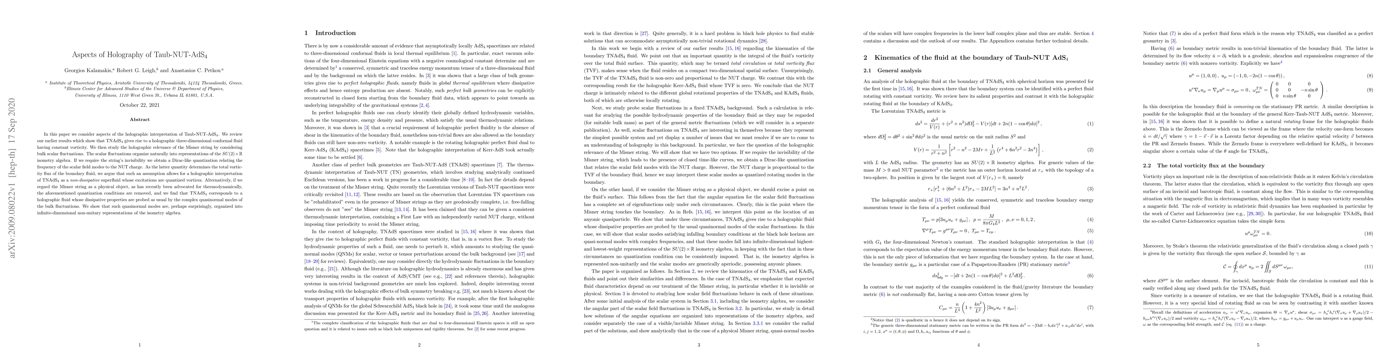 Thumbnail for Aspects of Holography of Taub-NUT-AdS4